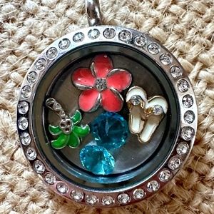 Origami Owl locket & charms